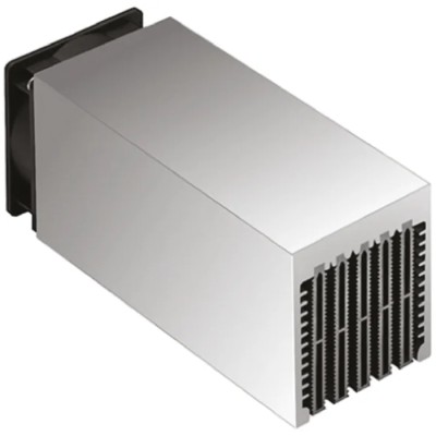 Fischer Elektronik Heatsink Universal Rectangular Aluminium with Fan 0.21K/W Thermal Resistance 83 mm Height LA 9 200 230 V
