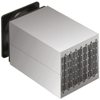 Fischer Elektronik Universal Rectangular Aluminium Heatsink with Fan 0.09K/W 120 mm Height 150 mm Length 122 LA 17 150 230 V