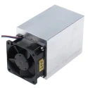Fischer Elektronik Universal Rectangular Aluminium Heatsink with Axial Fan 0.2K/W 74 mm x 100 mm x 62 mm LA 6 100 24 V