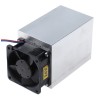Fischer Elektronik Universal Rectangular Aluminium Heatsink with Axial Fan 0.2K/W 74 mm x 100 mm x 62 mm LA 6 100 24 V