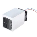 Fischer Elektronik Universal Rectangular Aluminium Heatsink with Axial Fan 0.2K/W 74 mm x 100 mm x 62 mm LA 6 100 24 V