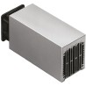 Fischer Elektronik Universal Rectangular Aluminium Heatsink with Axial Fan, Black Anodised Finish, 0.2K/W LA 6 100 12V