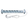 Legrand 1.5 m 6 Socket Type E Extension Lead 16A RoHS Compliant Grey Cable 0 503 92