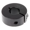 Huco Shaft Collar, One Piece Clamp Screw Fastening, Steel, Black Oxide Finish, Bore 12mm, Outside Diameter 28mm 046101012