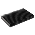 RS PRO Aluminium Heatsink Universal Rectangular Alu 25 mm Height 125 mm Length 200 mm Width 0.9K/W Thermal 692-5087