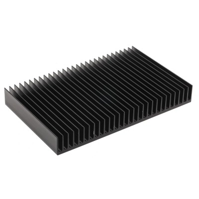 RS PRO Aluminium Heatsink Universal Rectangular Alu 25 mm Height 125 mm Length 200 mm Width 0.9K/W Thermal 692-5087