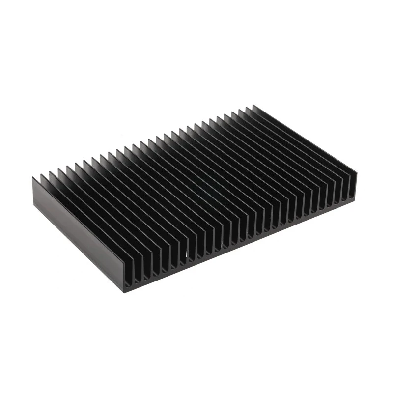 RS PRO Aluminium Heatsink Universal Rectangular Alu 25 mm Height 125 mm Length 200 mm Width 0.9K/W Thermal 692-5087