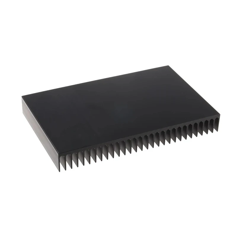 RS PRO Aluminium Heatsink Universal Rectangular Alu 25 mm Height 125 mm Length 200 mm Width 0.9K/W Thermal 692-5087