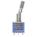 APEM Panel Mount Toggle Switch On-On DPDT Solder Lug Terminal 24 V dc 250 V ac 5646ADBK2V