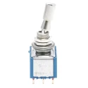 APEM Toggle Switch Panel Mount On-On 3PDT Solder Lug Terminal 24 V dc 250 V ac 5656ADBK2V