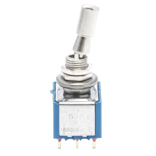 APEM Toggle Switch Panel Mount On-On 3PDT Solder Lug Terminal 24 V dc 250 V ac 5656ADBK2V