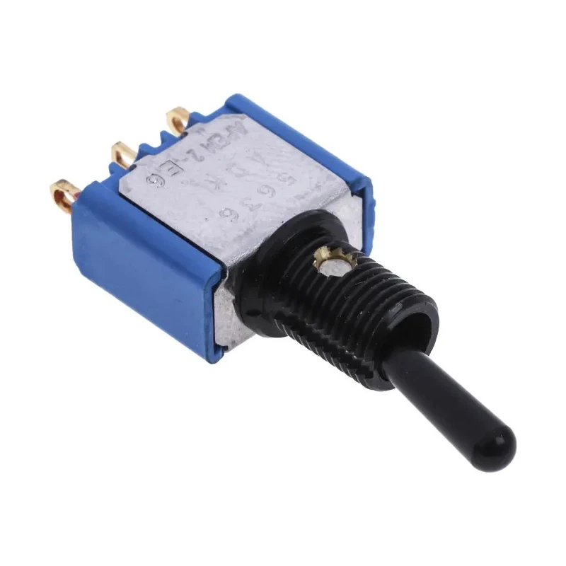APEM Toggle Switch Panel Mount On-On SPDT Solder Lug Terminal 24V dc 250V ac 5636ADBGK