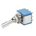 APEM Toggle Switch Panel Mount On-On 3PDT Solder Lug Terminal 24 V dc 250 V ac 5656ADBK2V