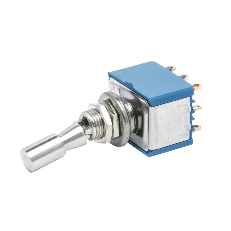 APEM Toggle Switch Panel Mount On-On 3PDT Solder Lug Terminal 24 V dc 250 V ac 5656ADBK2V