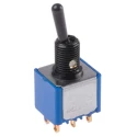 APEM Panel Mount Toggle Switch, On-On, DPDT, Solder Lug Terminal, 24V dc, 250V ac 5646ADBGK