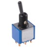 APEM Panel Mount Toggle Switch, On-On, DPDT, Solder Lug Terminal, 24V dc, 250V ac 5646ADBGK