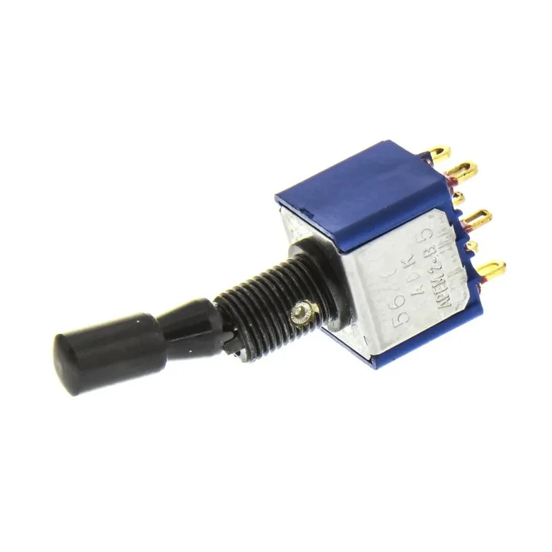 APEM Toggle Switch Panel Mount On-On DPDT Solder Lug Terminal 24 V dc 250 V ac 5646ADBGK2V