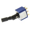 APEM Toggle Switch Panel Mount On-On DPDT Solder Lug Terminal 24 V dc 250 V ac 5646ADBGK2V