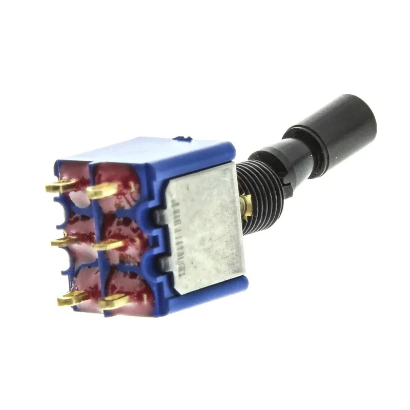 APEM Toggle Switch Panel Mount On-On DPDT Solder Lug Terminal 24 V dc 250 V ac 5646ADBGK2V