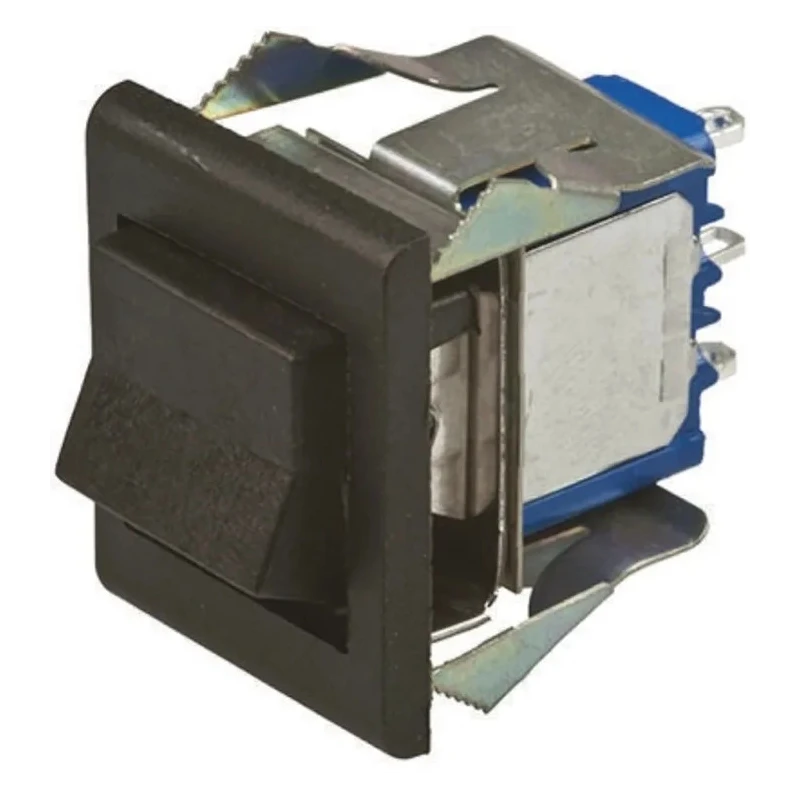APEM SPDT On-On Rocker Switch Panel Panel Mount 6A 30V DC Rectangular Actuator 7636AD+U1202+U732