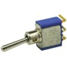 APEM Toggle Switch PCB Mount On-On SPST 24 V DC 250 V AC 5000 Series 5232WCDB