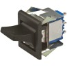 APEM DPDT Rocker Switch Panel On-Off-On, 6A Contact Current, 30V DC, 7000 Series, Model 7649AD+U1202+U702