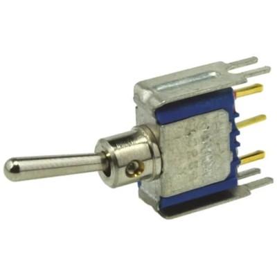 APEM Toggle Switch PCB Mount On-Off-On SPST PC Terminal 24 V dc 20 V ac 5239YCDB
