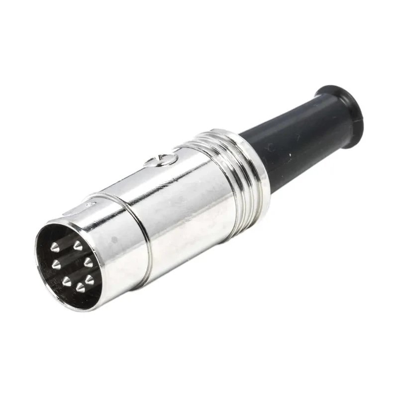 RS PRO 7 Pole Straight Standard DIN Plug DIN 45329, 4A, 60V ac, Screw Mount, Cable Male 692-5494