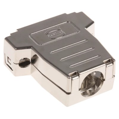 HARTING D-Sub Series Thermoplastic Right Angle D-Sub Backshell, 15 Way Strain Relief 09670150435