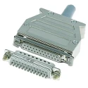 HARTING D-Sub Series Thermoplastic Right Angle D-Sub Backshell, 9 Way Strain Relief 09670090453