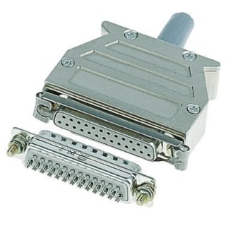 HARTING D-Sub Series Thermoplastic Right Angle D-Sub Backshell, 9 Way Strain Relief 09670090453