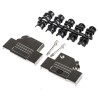 HARTING D-Sub Series Metal Right Angle D-Sub Backshell 25 Way Strain Relief 09670250333