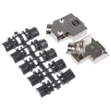 HARTING D-Sub Series Metal Right Angle D-Sub Backshell 9 Way Strain Relief 09670090333