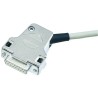 HARTING D-Sub Series Metal Right Angle D-Sub Backshell, 25 Way Strain Relief 09670250334