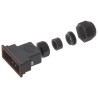 HARTING D-Sub Waterproof Series Polymer Straight D-Sub Backshell, 25 Way Strain Relief 09670250438