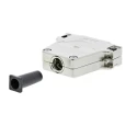 HARTING D-Sub Series Metal Straight D-Sub Backshell, 25 Way Strain Relief 09670250344