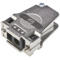 HARTING D-Sub Series Metal Right Angle D-Sub Backshell 9 Way Strain Relief 09670090334