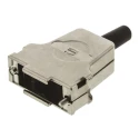 HARTING D-Sub Series Metal Straight D-Sub Backshell 15 Way Strain Relief 09670150344