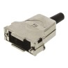 HARTING D-Sub Series Metal Straight D-Sub Backshell 15 Way Strain Relief 09670150344