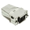 HARTING D-Sub Series Metal Straight D-Sub Backshell, 9 Way Strain Relief 09670090344