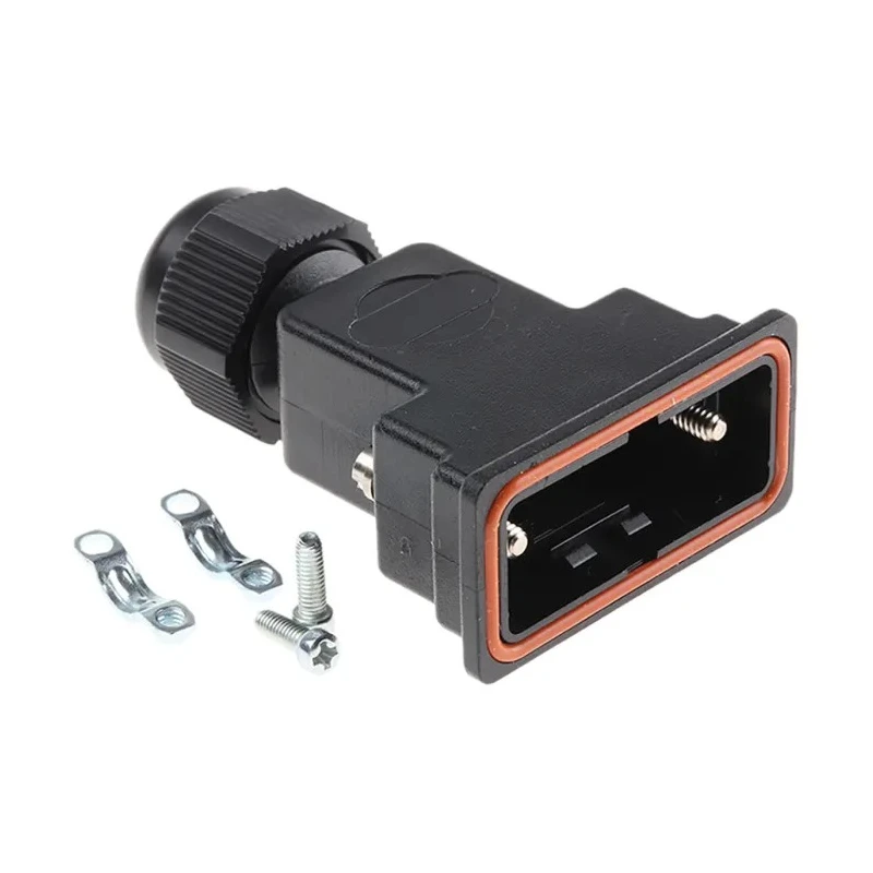 HARTING D-Sub Waterproof Series Polymer Straight 9 Way D-Sub Backshell 09670090438