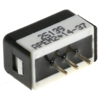 APEM PCB Slide Switch SPDT On-Off-On 1A Silver 25000N Series 25139NAB