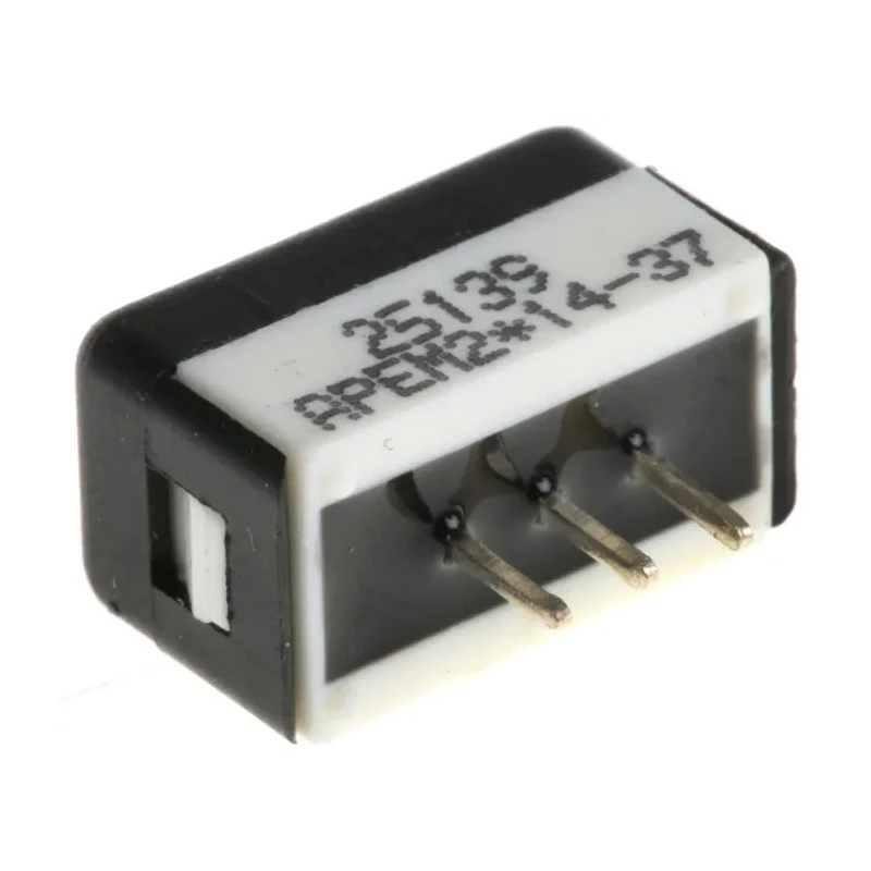 APEM PCB Slide Switch SPDT On-Off-On 1A Silver 25139NAB