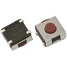 APEM Brown Tactile Switch SPST 50mA 250V AC 12V DC Momentary Surface Mount DTSJW65NV