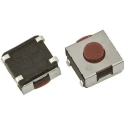 APEM Brown Tactile Switch SPST 50mA 250V AC 12V DC Surface Mount DTSJW65NV