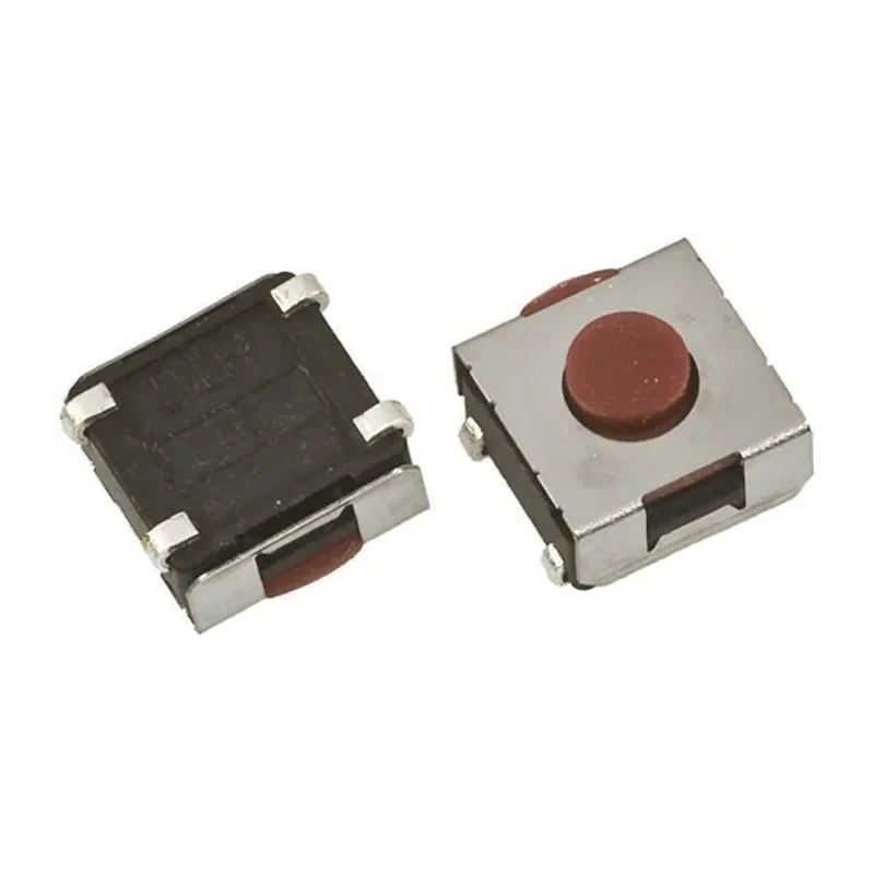 APEM Brown Tactile Switch SPST 50mA 250V AC 12V DC Surface Mount DTSJW65NV