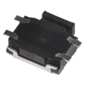Apem IP65 Red Tactile Switch Surface Mount SPST 50mA 12 V dc 9.4 mm Actuator PTFV