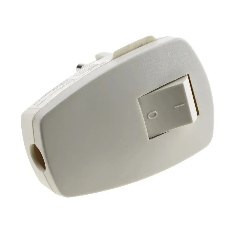 Kopp White IP20 Cable Mount 2P Straight Mains Connector 16A 250V IP20 