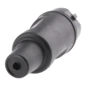 Kopp IP44 Black Cable Mount 2P Straight Mains Connector, 16A, 250V IP44