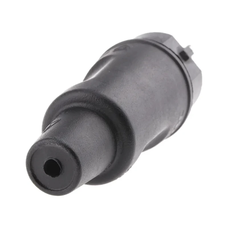 Kopp IP44 Black Cable Mount 2P Straight Mains Connector, 16A, 250V IP44